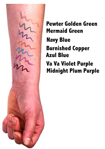 Pure Zivaª Mermaid Matte Dark Forest Green Emerald Sea Green Eyeliner Pencil, Hd Professional Eye Liner Long Lasting Highly Pigmented No Animal Testing & Cruelty Free #TOP3