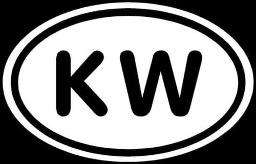 Ranger Products Key West Sticker KW Oval Car Window Vinyl De