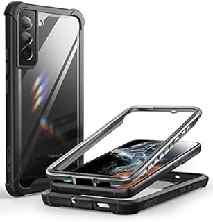 i-Blason Ares Series Case for Samsung Galaxy S22 Plus 5G Case (2022 Release), Protective Hard Shell Rugged Clear Bumper Case without Built-in Screen Protector (Black)