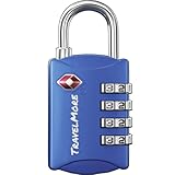 Cadenas à code TSA TravelMore   Combinaison à 4 chiffres   Pour sécuriser vos bagages et sacs à dos   Lot de 1, 2 & 5