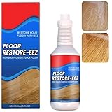 Floor Restore Eez,Rejuvenate Wood Floor Restorer,150ml Floor Restorer &,clean Ezz Hardwood Restore,Wood Floors Polishing Solution,For Shine Woods, Laminate, Vinyl,Easy Mop Application (1PC)