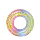 Agregue un poco de diversión a su piscina este verano. Este anillo de natación puede ser divertido, chapotear, flotar o hacer la piscina.