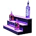3 Step 24 Inch LED Liquor Shelf with MagicHomePro App Control RGB Bar Display Handcrafted in Colorado USA