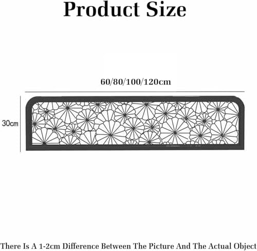 Cloison de séparation design noir 60x30 cm OpenPlanDesign moderne