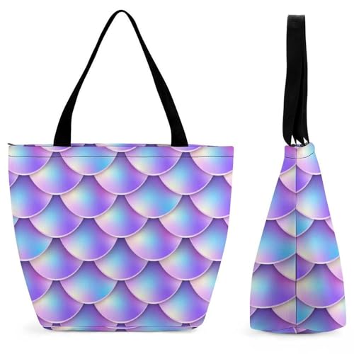 Sac à main sirène violette fini le manque de place avec ce grand cabas