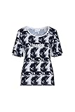  Sportalm KA Shirt Alloverdruck Größe 44 EU Weiß (Optical White)