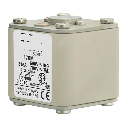 Fusible 170M4512 coupure haute tension 690V protection armoire électrique