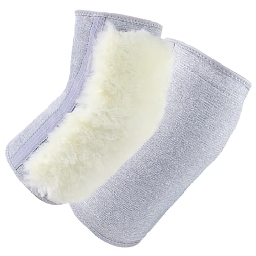 KOMBIUDA 1 Pair Thicken Wrap Leg Warm Cold Leg Sleeve for Winter Travel Comfortable Durable Protective Cover Smooth Stitching