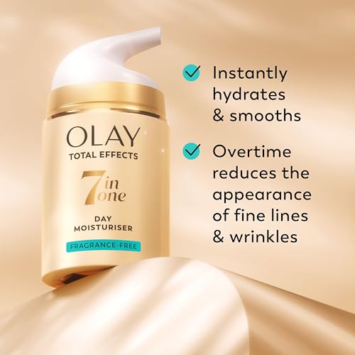 Olay Total Effects 7 in 1 Anti-Ageing Fragrance Free Day Moisturizer for Women, 1.7 Ounce - image 2