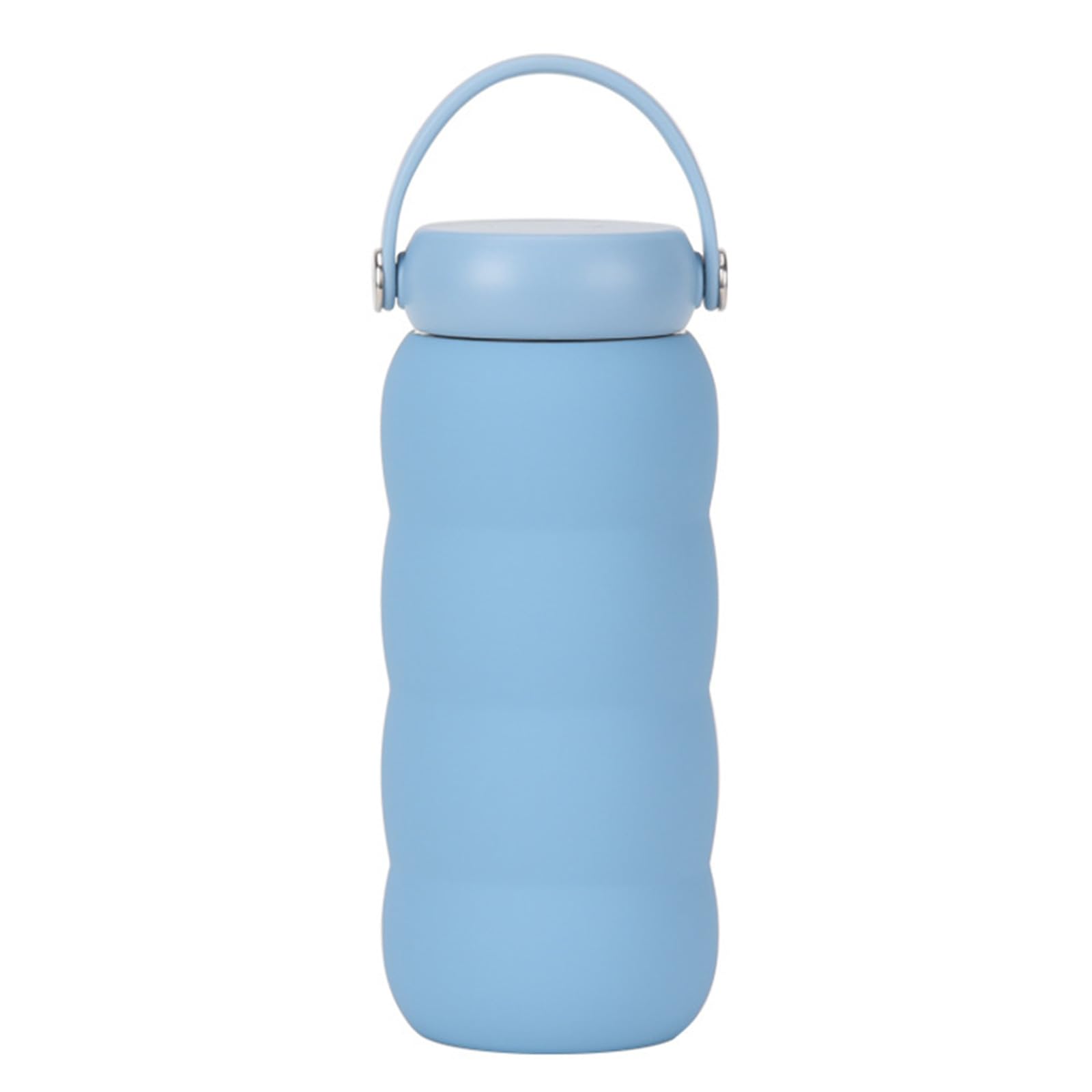 TQUXNGA 600Ml Stainless Steels Water Bottle with Ergonomic Handle for Fitness Enthusiasts and Students Stainless Steels Water Bottle