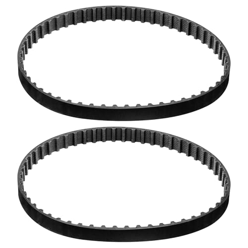 hasmx 110xl031 timing belt rubber geared drive belt for black and decker sander 1134 length 51634 wide 55 teeth 2-pack