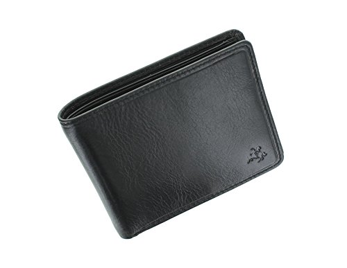 Visconti Tuscany Collection FRANCESCA Leather Wallet With RFID Protection TSC46 Black (Black)
