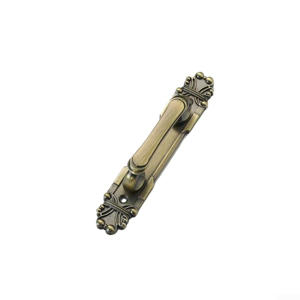 DAZZLEEX Aluminum Alloy Antique European Style Door Handle Decoration for Furniture, Cabinets, Drawers, Wardrobes(Bronze 165MM)