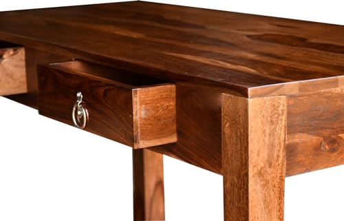 Image of Sheesham Wood Writing Computer & Study Table for Home and Office Furniture (Warm Chestnut) (Study Table 1)