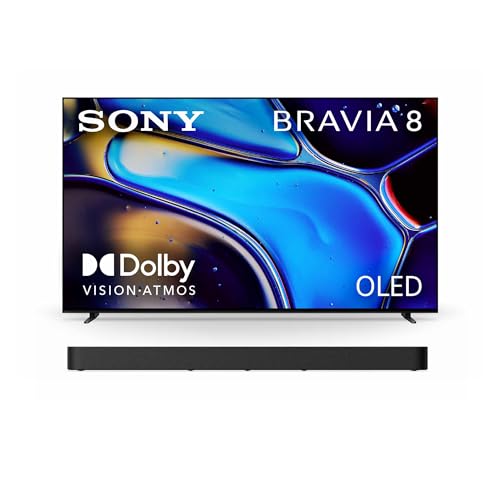 Image of Sony BRAVIA 8 55-Inch 4K OLED Smart TV (K-55XR80) with BRAVIA Theater Bar 7 9-Speaker Soundbar (HT-A7100) Bundle
