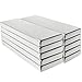Retoo zestaw 10 bardzo mocnych prostokątnych magnesów neodymowych, 10 x 5 mm, wysoka siła przyczepności, małe magnesy do szklanych płyt magnetycznych, tablic suchościeralnych, lodówek, prac DIY, prostokątny, podłużny magnes