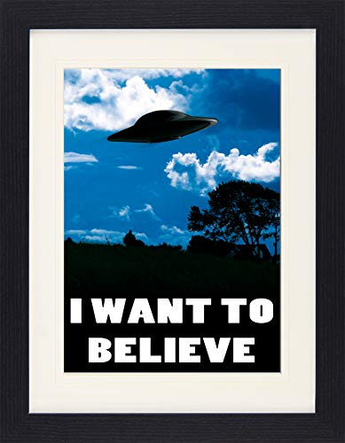 1art1 OVNI Poster Voglio Crederci Quadro in