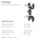 SMALLRIG Verstellbare Doppelklemmhalterung, Doppelkopf 15–40 mm Anti-Rutsch-Klemme, 1,5 kg Klemme aus Aluminiumlegierung für Fotobeleuchtung/Stativ/Studio – 5331