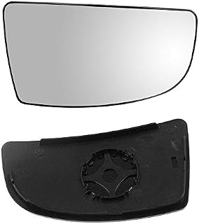 GSRECY For TRANSIT MK8 Lower Door Wing Mirror Glass 2014 ON With Back Plate (Right)