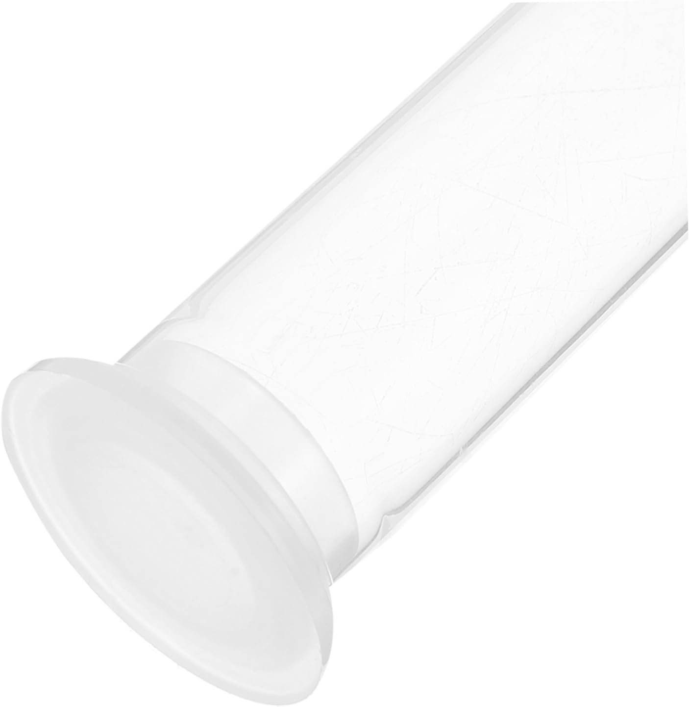 Cabilock 100pcs Round Bottom Tubes Caps Laboratory Plastic Test Tube for Tabletop