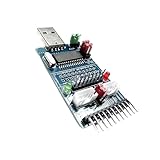 Le convertisseur multiple USB CH341A permet une communication USB sans interruption, prenant en charge UART, I2C pour une connectivité avec 3,3 V/5 V et une compatibilité USB 2.0 complète