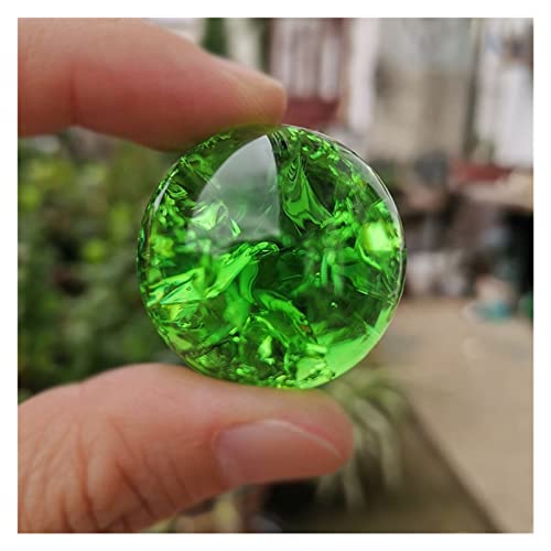Glace Crack Ball Fontaine D'eau Bonsaï Sphère De Verre Décoration De La Maison Ornements Figurine Feng Shui Marbre Boule Magique Cadeaux (Color : Gold, Size : 30mm) Collections de la maison ( Color :