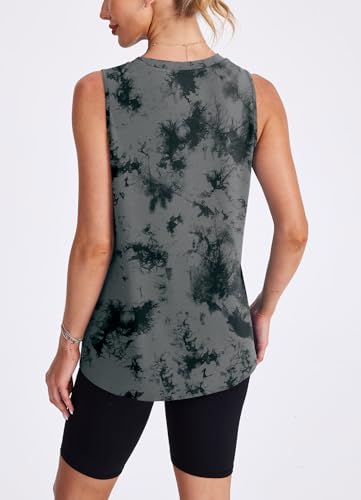 Image of Womens Workout Tank Tops Lightweight Sleeveless Shirts for Women Loose Fit Tops for Athletic Running Tennis Yoga