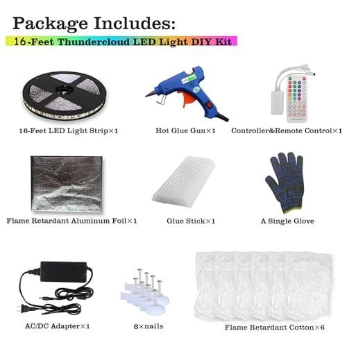 Thundercloud LED Light DIY kit (5-Meter)