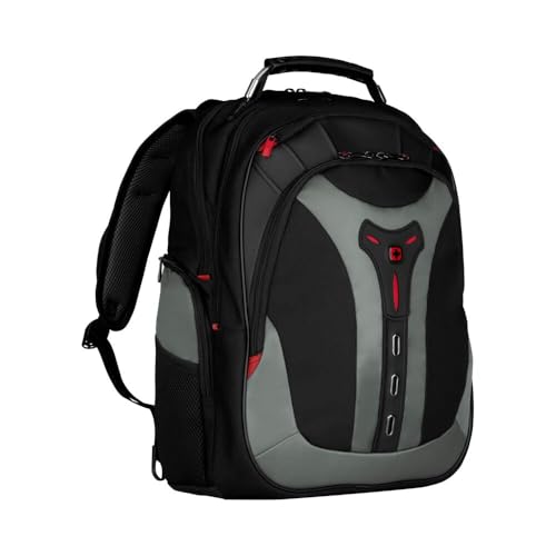 WENGER Zaino Porta PC Pegasus con Tasca per Tablet, Notebook 17”, Tablet 12”, Organizer, 25 l, Uomo Donna, Ufficio Viaggi di Lavoro Università, Grigio, 600639