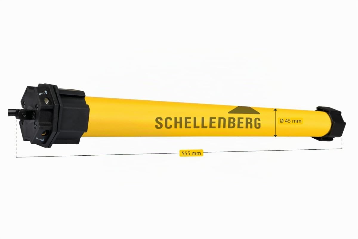 Schellenberg 20641 Avvolgitore per Tapparelle Elettriche, Arancione, SW 60 / massimo 15 m²
