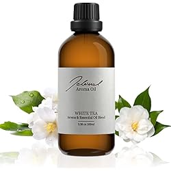 JCLOUD White Tea Essential Oil | Hotel Scent - 100% Pure and Natural Aromatherapy Oil for Diffusers, Humidifiers, and Scent Machines | Uplifting and Refreshing Fragrance | 100ml