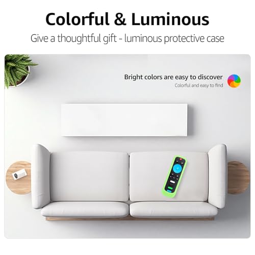 Coque silicone TCL Roku TV RC280 antichoc et phosphorescente pour télécommande