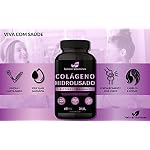 Colágeno Hidrolisado com Biotina e Vitamina C - Suporte para Ossos, Cabelo, Pele e Unhas Saudáveis. 1 Pote com 60 Cápsula de 580mg - Natural Vitaminas 11 41gFmLtSF5L. SL500 . SS150