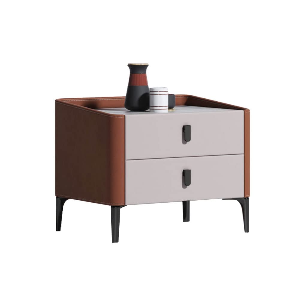 BHGFYXBS Bedside Cabinets Bedside Table Wood Locker Living Room Bedroom Bedside Table Multifunctional Locker Storage Drawer Rack Bed Side Tables,B
