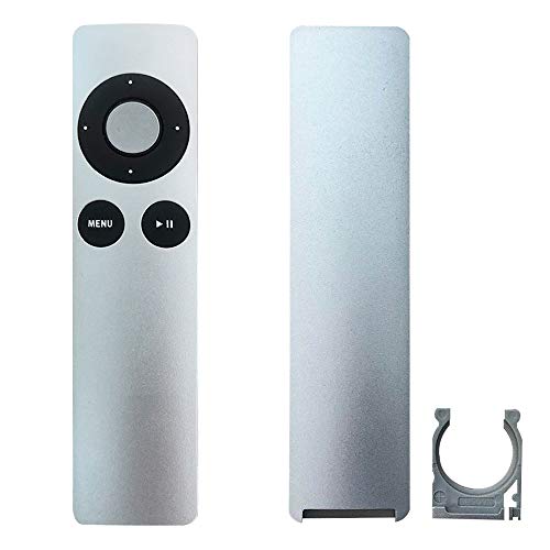 FOXRMT Remplacement Télécommande Apple TV pour Apple 1 2 3 4 A1294 A1218 / MA711 A1378 / MC572 A1427 / MD199 A1625 / MGY52 / MLNC2 A1842 / MQD22 / MP7P2 - Apple TV MC377LL / A MM4T2AM Cover