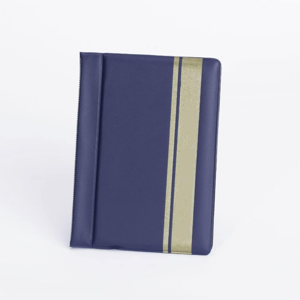 10PCS Album for Coins Albums Page 12/20/30/42 Pocket Coins Collection PVC Transparent Inside Pages 250 X 200 Mm Coins Loose Leaf,Blue 120 grids