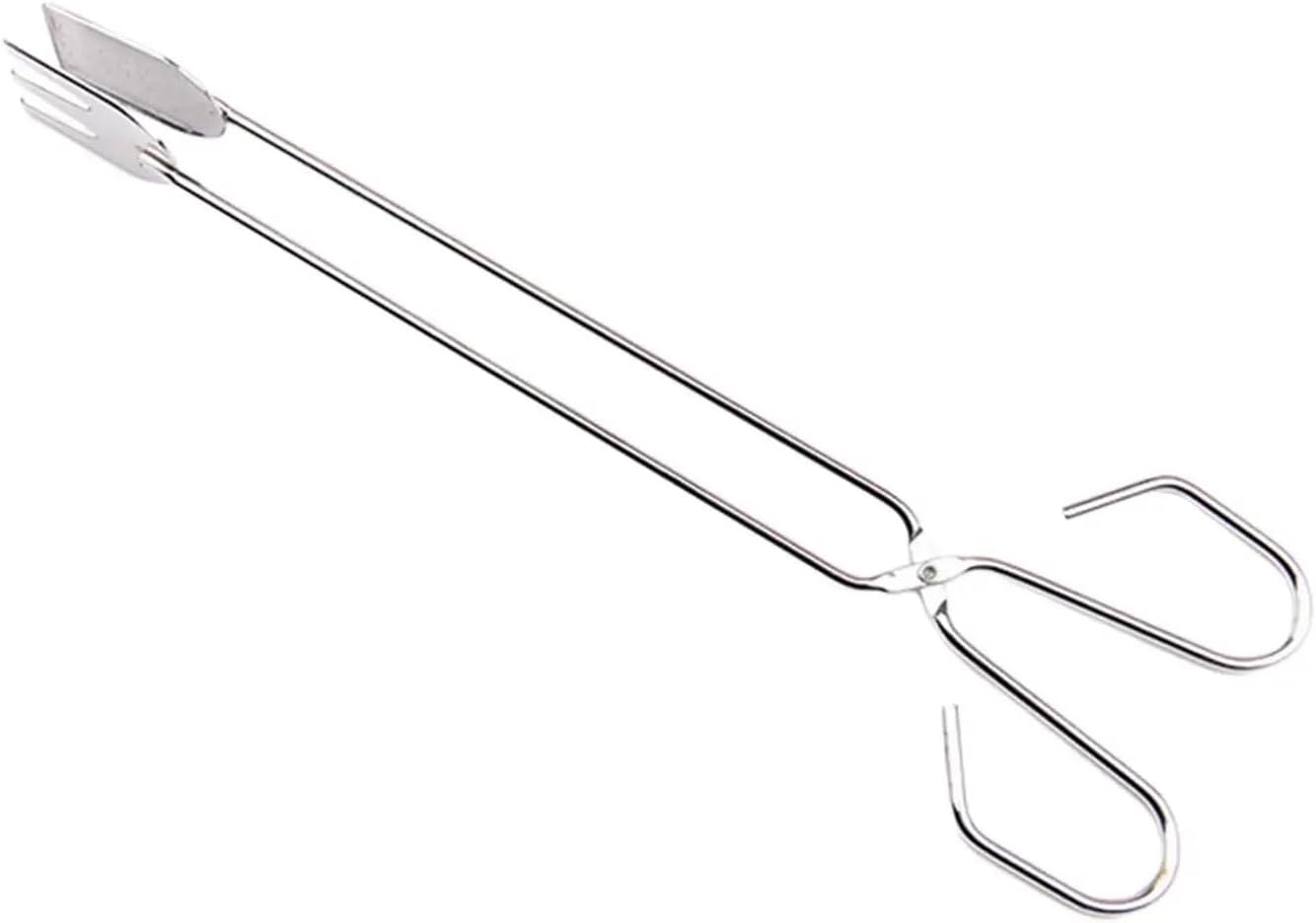 Fire Log Tongs Heavy Duty BBQ Tools BBQ Carbon Tongs Metal Clip Tongs Grill Tongs for Fireplace Outdoor BBQ Hiking Fire Place