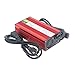 84V 3A Charger 72V Li-ion Battery Smart Charger Used for 20S 72V Li-ion Battery High Power with Fan Red Aluminum Case (84V3A 3P-Plug)