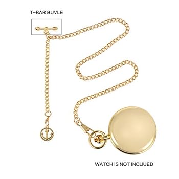 TREEWETO Albert Montre De Poche Pour Homme Avec 2 Crochets Et Pendentif En Forme De Clé Antique Argenté, Argent, Style Ancien