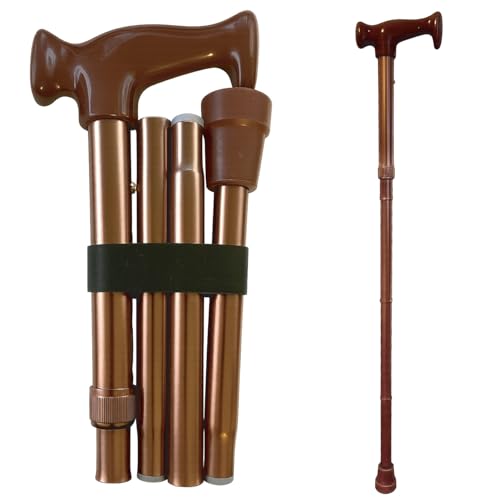 DMI Adjustable Folding Cane with Ergonomic Handle...