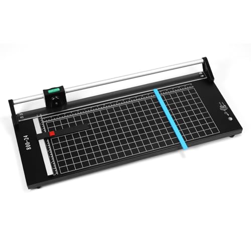 Massicot rotatif auto-affûtant 61 cm QWORK pour coupes nettes