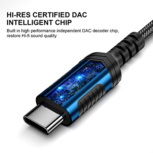 Usb C To 3.5Mm Adapter For Google Pixel 7 Pro 7A 6A 6 5G, Type C To Aux Audio Dongle Cable Cord Converter Usb C To 3.5Mm Jack Headphone Adapter For Samsung A53 A54 Galaxy S23 S22 Oneplus 11 10T Ipad #TOP5