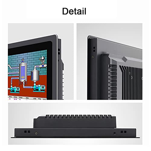 Image of 15.6 Inch Industrial Panel PC Capacitive Touch Screen with WiFi Win10 (4GB RAM+64GB SSD, Core i3-8130U)
