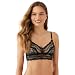 B.tempt'd By Wacoal Women's Lace Kiss Bralette, Night, Medium