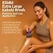 GOERTI Extra Large Kabuki Self Tanner Brush – Vegan Tanning Applicator for Streak-Free Tan, Full Body Foundation, Sunscreen, Bronzer, Mousse, Lotion, Shimmer, Body Makeup & Professional Tanning Brush