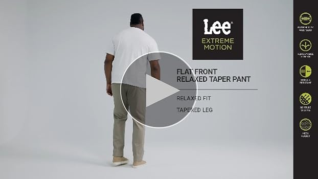 オーバーオールLEE×Mountain Ｍania Men's Extreme Motion MVP Relaxed Straight Jean (Big & Tall