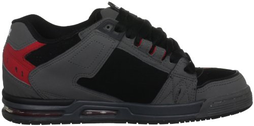 Image of Globe Sabre Nubuck 2, Men's Skateboarding Shoes, Multicolour (Gris /Negro /Rojo), 10.5 UK (45 EU)
