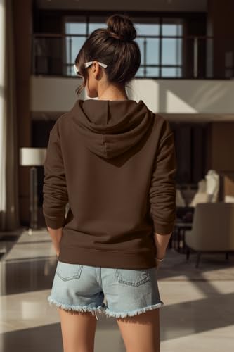 Image of JUNEBERRY Cotton Spun Casual Solid Full Sleeves Women Stylish Hooded Neck Regular Fit Hoodie for Winter