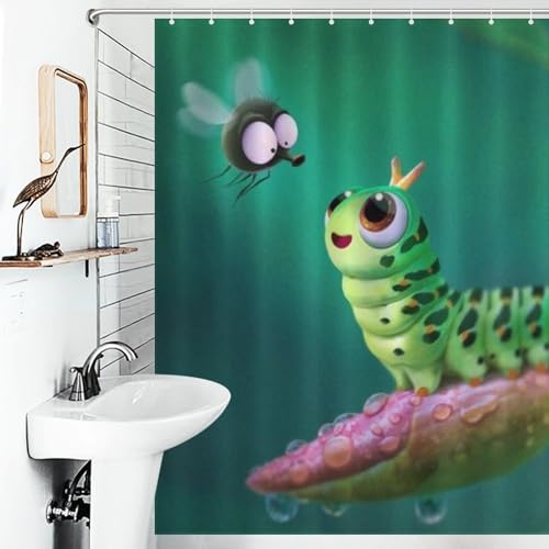 Rideau de douche insecte : fini les fuites d'eau avec ce textile imperméable - 6
