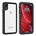 iPhone XR Waterproof Case, OUNNE Full Sealed Underwater Cover IP68 Certified Dustproof Snowproof Shockproof Waterproof Phone Case for iPhone XR (Clear)